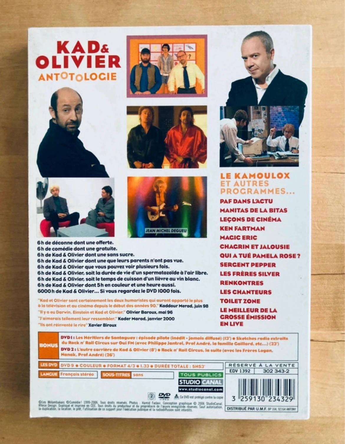DVD Kad en Olivier Anthologie. – photo 2